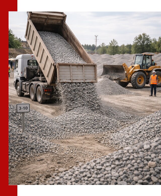 Гранитный щебень фракции 3–10: доставка и продажа в Дубне