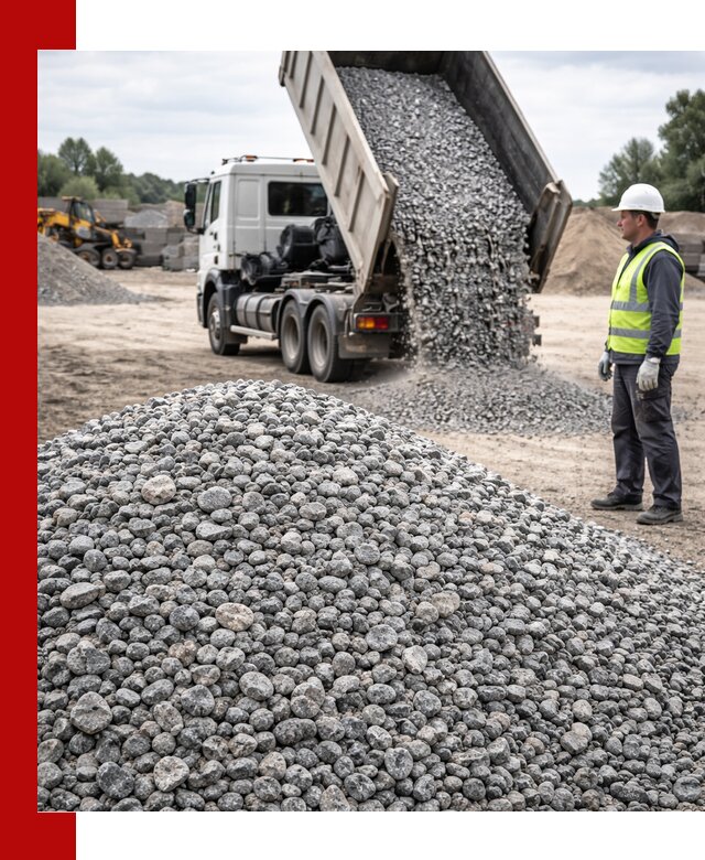 Доставка и продажа гранитного щебня фракции 5-20 в Дубне