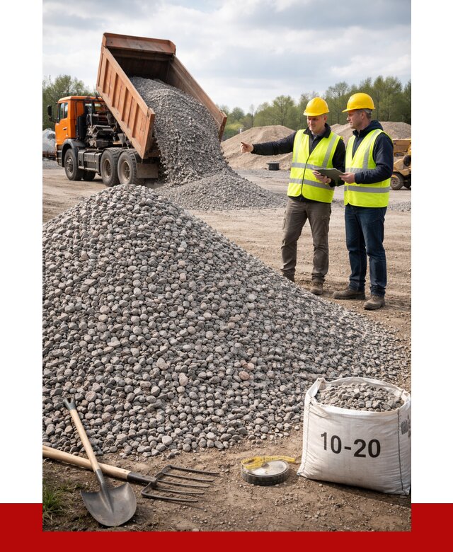 Гранитный щебень фракция 10-20 в Дубне от 4288 руб.|ПРОНЕРУДДбн