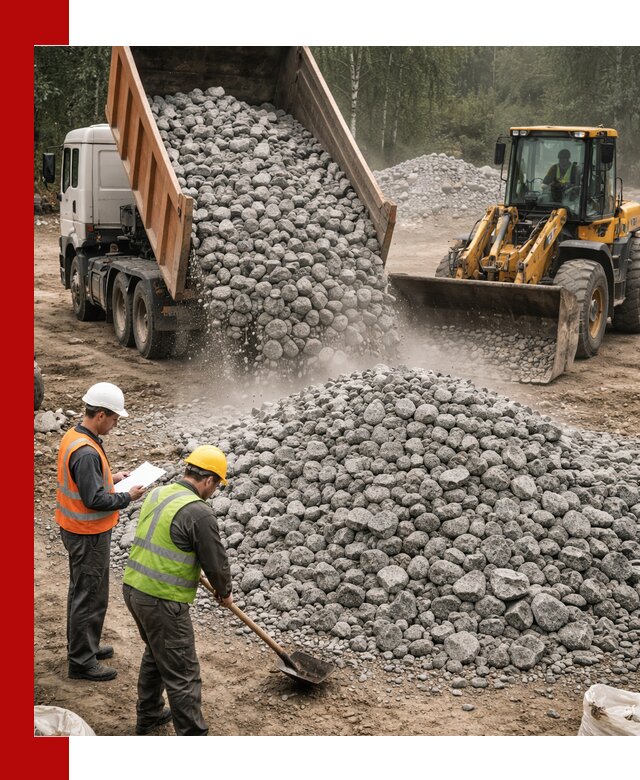 Гранитный щебень фракция 70-150 доставка в Дубне