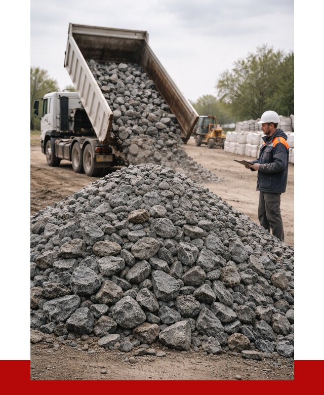 Гранитный щебень фракция 100-200 в Дубне от 4288 р. ПРОНЕРУДДбн