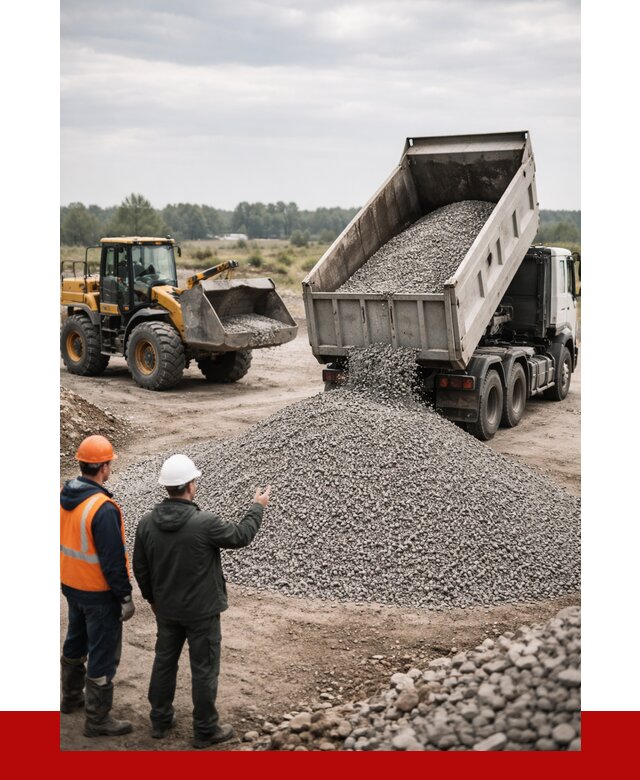 гравийный щебень фракция 3-10 в Дубне от 3267 р. ПРОНЕРУДДбн