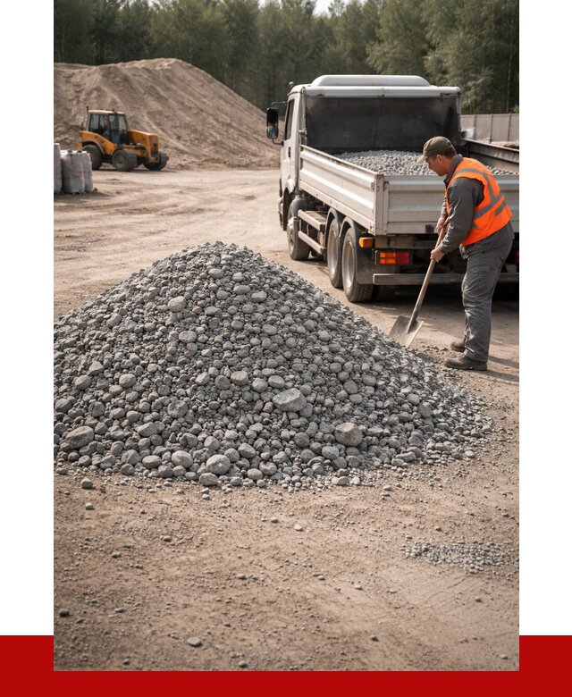 Гравийный щебень фракция 5-10 в Дубне от 2246 р. | ПРОНЕРУДДбн