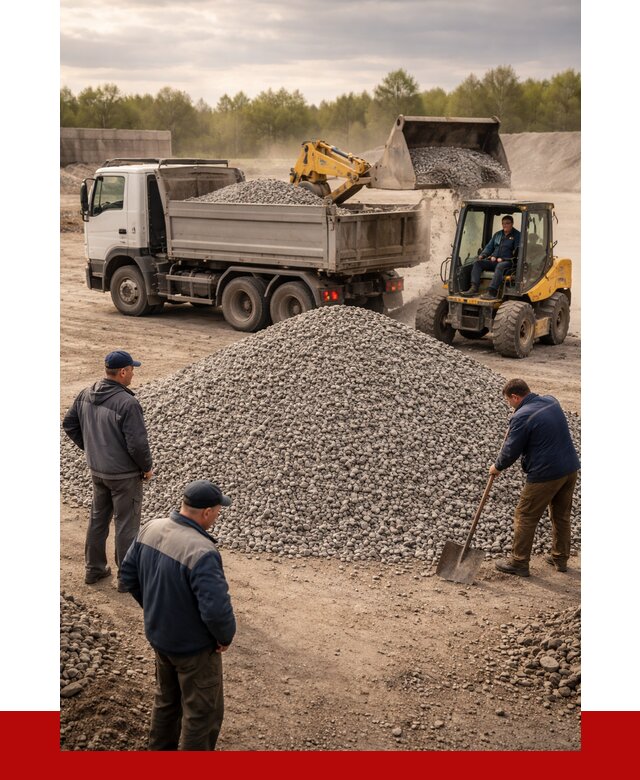 Гравийный щебень фракция 5-20 в Дубне от 2450 р. ПРОНЕРУДДбн
