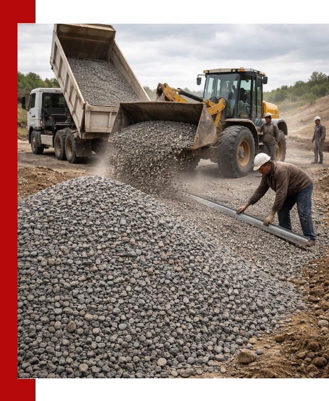 Гравийный щебень фракция 5-20 с доставкой в Дубне
