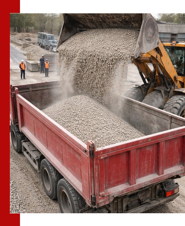 Купить известняковый щебень фракции 0-5 с доставкой в Дубне