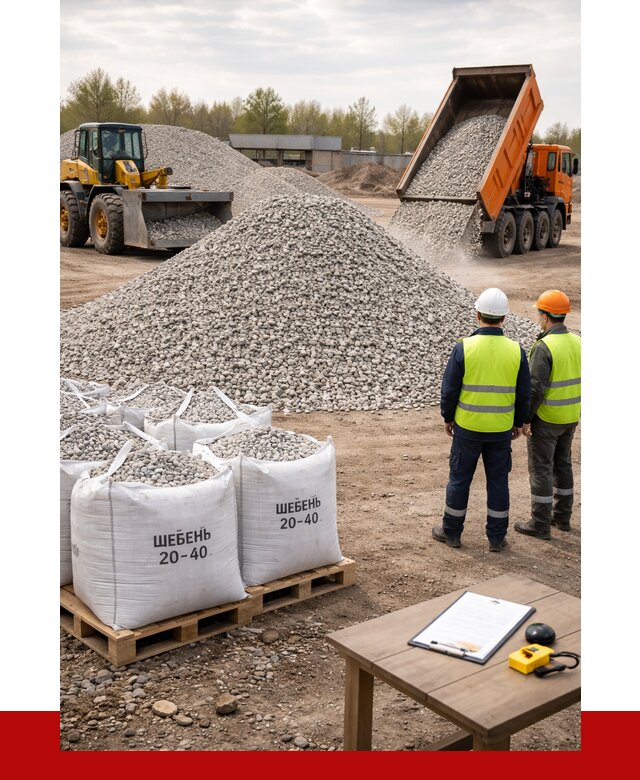 Известняковый щебень 20-40 в Дубне от 2144 р. ПРОНЕРУДДбн