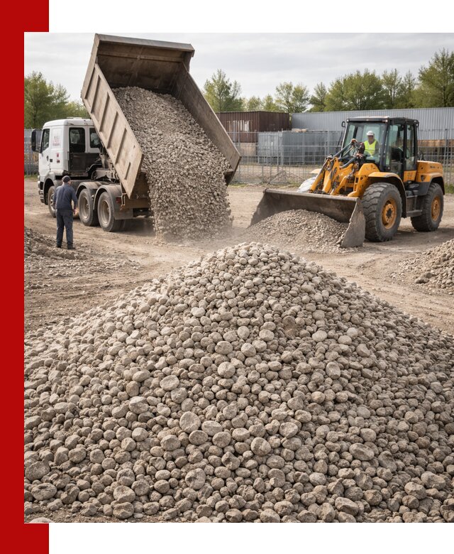 Доломитовый щебень фракции 20–41 с доставкой в Дубне