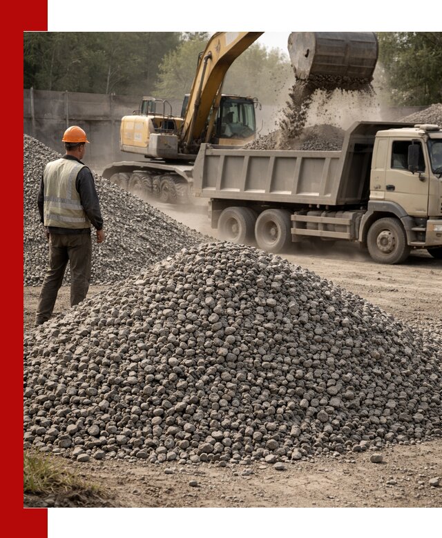 Шлаковый щебень фракция 5-20 с доставкой в Дубне