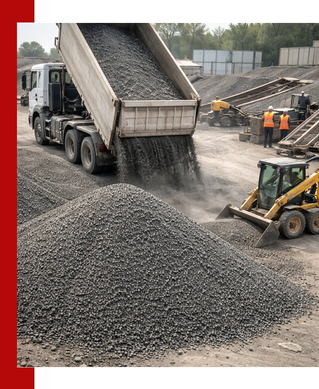 Вторичный щебень фракция 0–5 с доставкой в Дубне