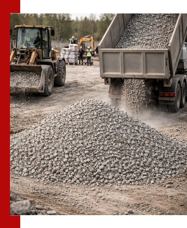 Вторичный щебень фракции 5-20 в Дубне — доставка и продажа крупнотоннажно