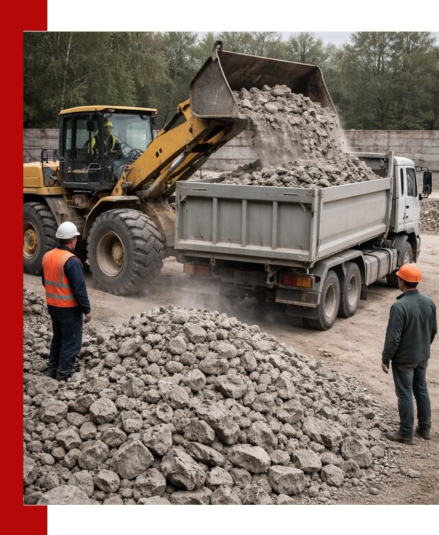 Вторичный щебень фракция 70–150 в Дубне с доставкой