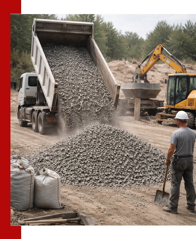 Доставка и продажа бетонного щебня в Дубне
