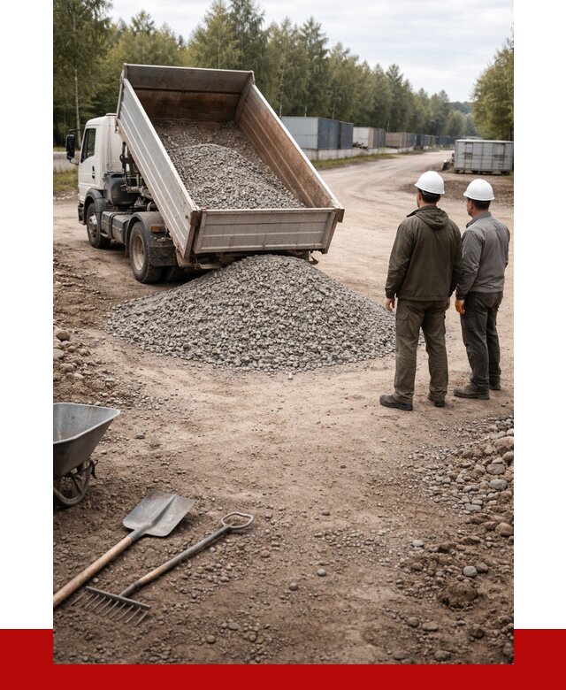 Бетонный щебень фракция 5-20 в Дубне от 3267 р., ПРОНЕРУДДбн