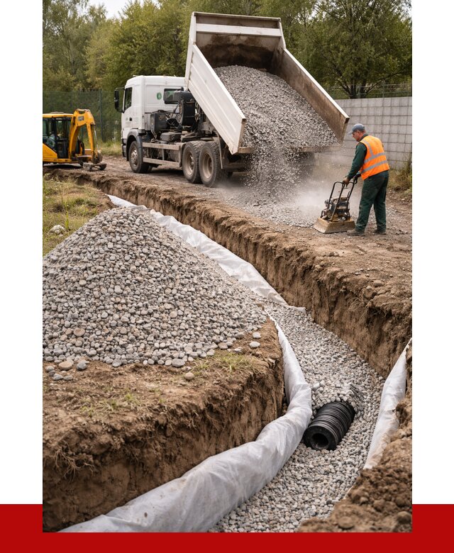 Щебень для дренажа в Дубне от 1889 р., ПРОНЕРУДДбн доставка