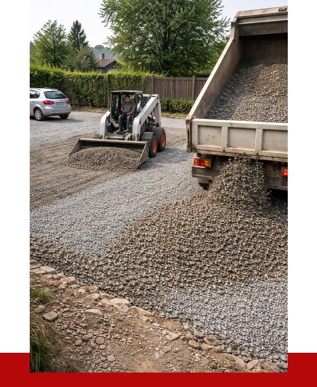 Щебень для парковки в Дубне с доставкой от 1225 р.| ПРОНЕРУДДбн