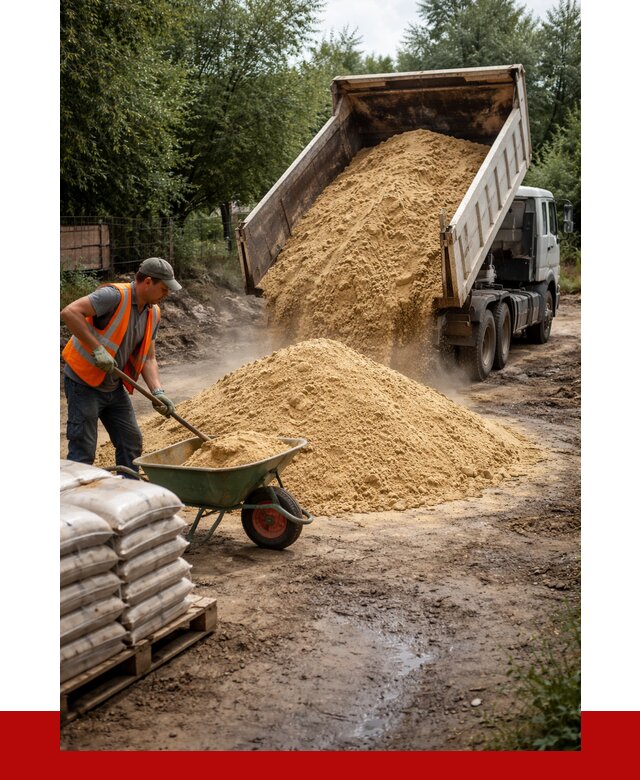 Купить песок с доставкой в Дубне от 1838 р. | ПРОНЕРУДДбн