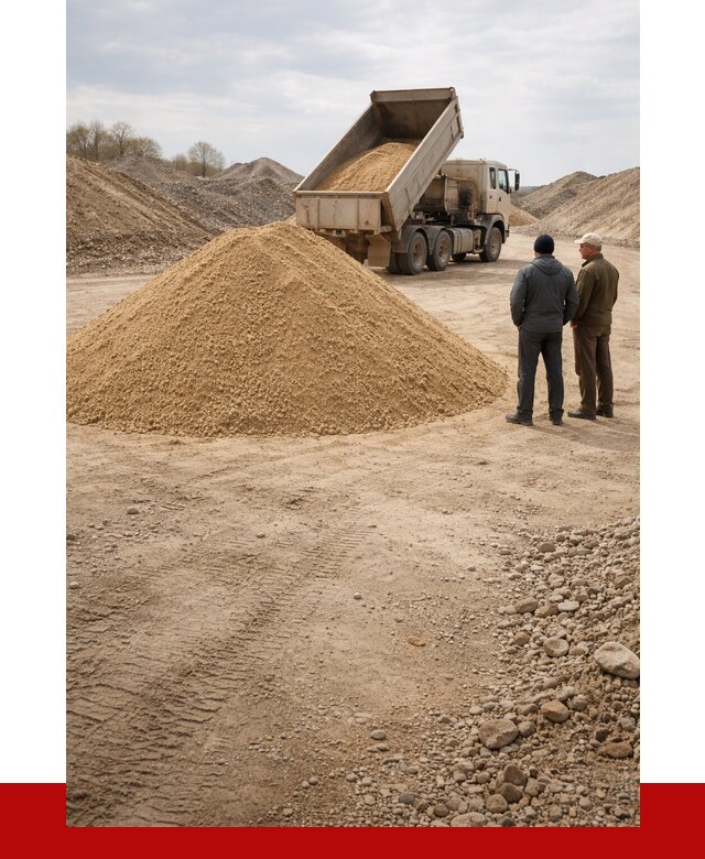 Карьерный песок крупнозернистый в Дубне от 8678 р | ПРОНЕРУДДбн