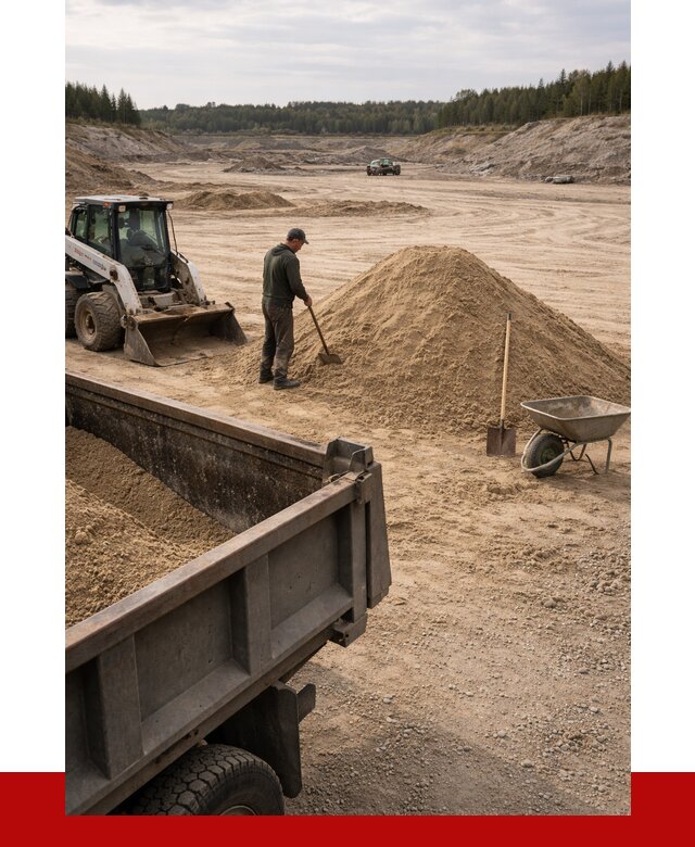 Карьерный песок среднезернистый в Дубне, от 2246 р. ПРОНЕРУДДбн