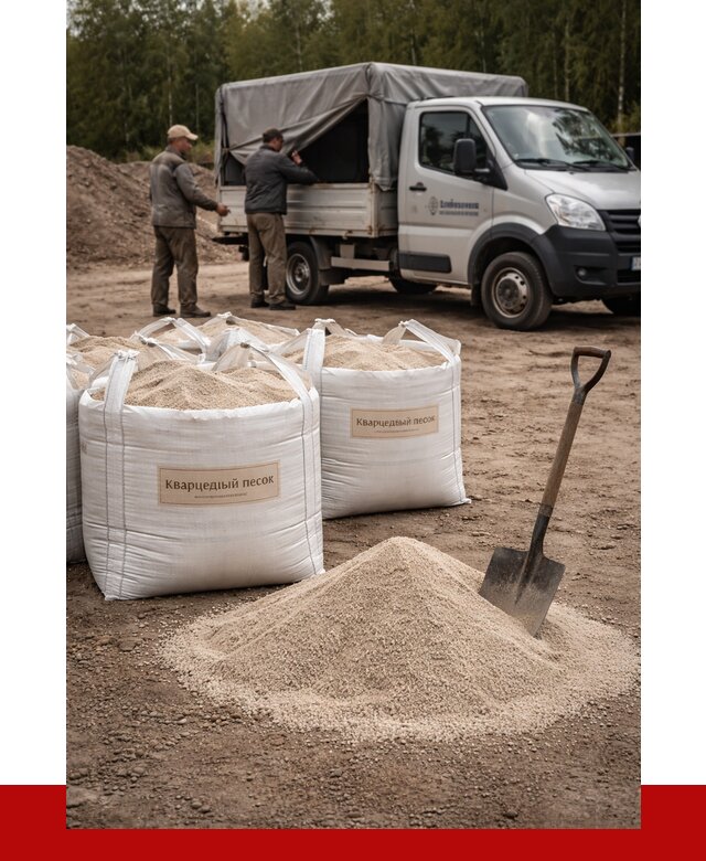Кварцевый песок для пескоструя в Дубне от 4594 р. | ПРОНЕРУДДбн