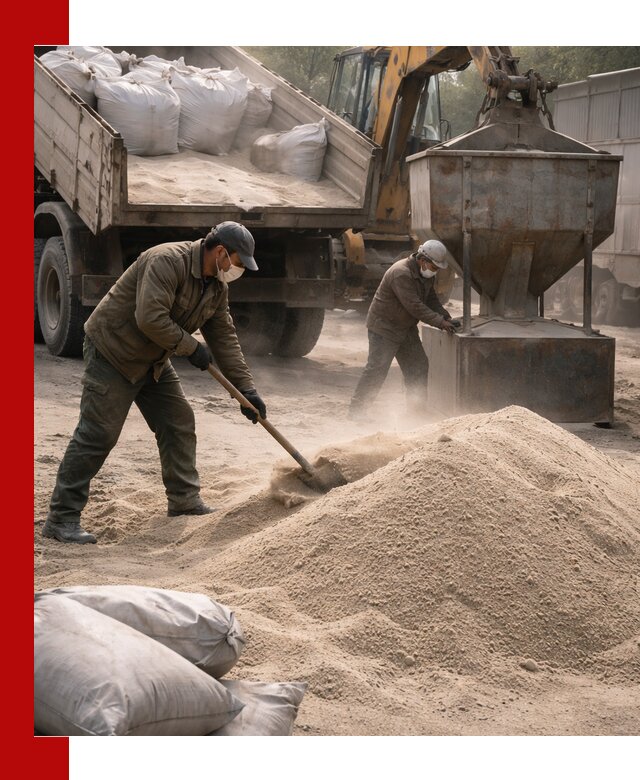 Кварцевый песок для пескоструя в Дубне — доставка и качество