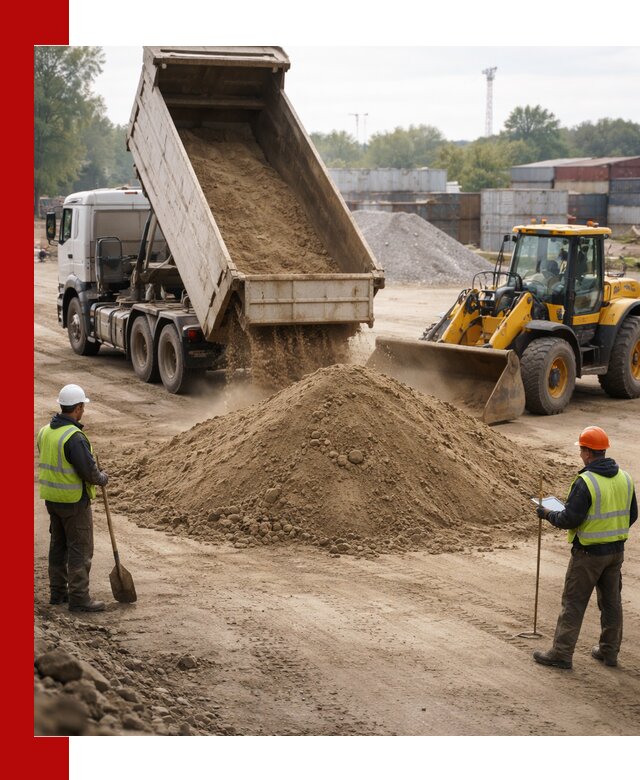 Доставка и продажа пескогрунта оптом и в розницу в Дубне