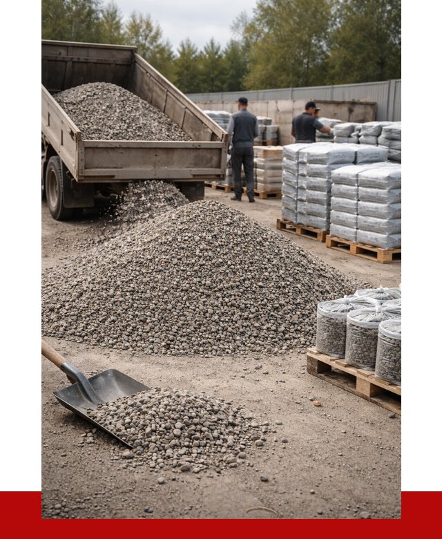 Гравий фракция 5-20 в Дубне купить от 2348 р. ПРОНЕРУДДбн