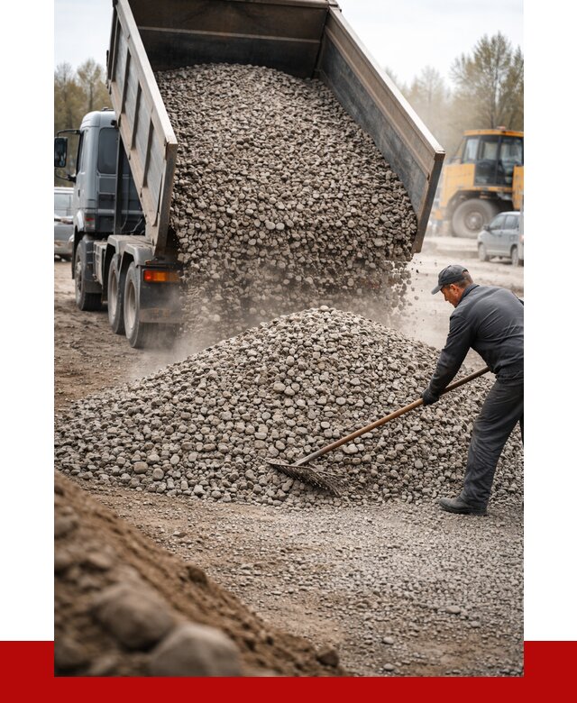 Гравий фракция 20-40 в Дубне от 2552 р. доставка | ПРОНЕРУДДбн