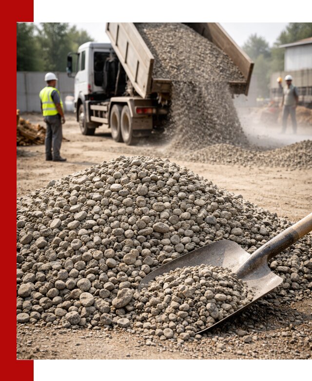 Доставка гравия фракции 20-40 в Дубне с самосвалами