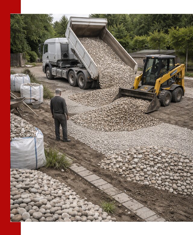 Доставка морской гальки оптом и в розницу в Дубне