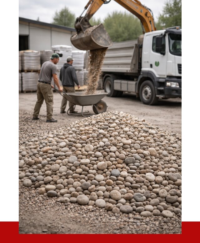 Галька декоративная в Дубне от 3267 р. за куб | ПРОНЕРУДДбн