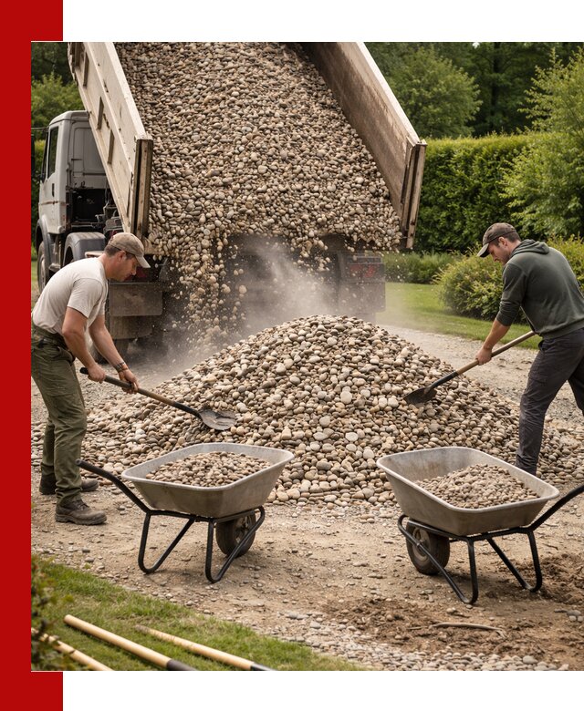 Доставка и продажа декоративной гальки в Дубне