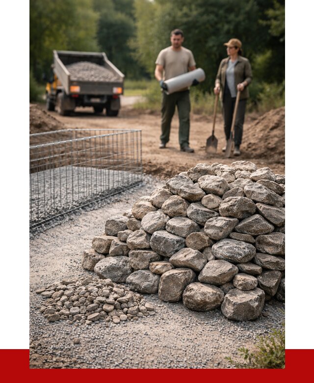 Камень для габионов фракция 100-200 в Дубне от 4900 р. | ПРОНЕРУДДбн