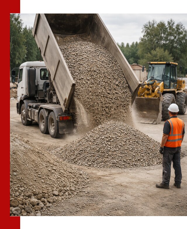Доставка щпс в Дубне — щебеночно-песчаная смесь под заборы и дорожки