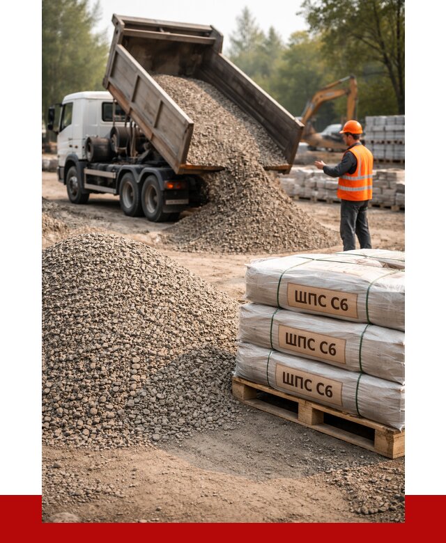 ЩПС С6 в Дубне с доставкой от 2246 р. за куб | ПРОНЕРУДДбн