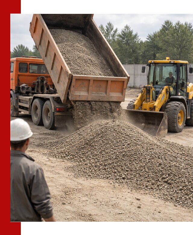 Доставка щпс С8 самосвалами в Дубне от производителя