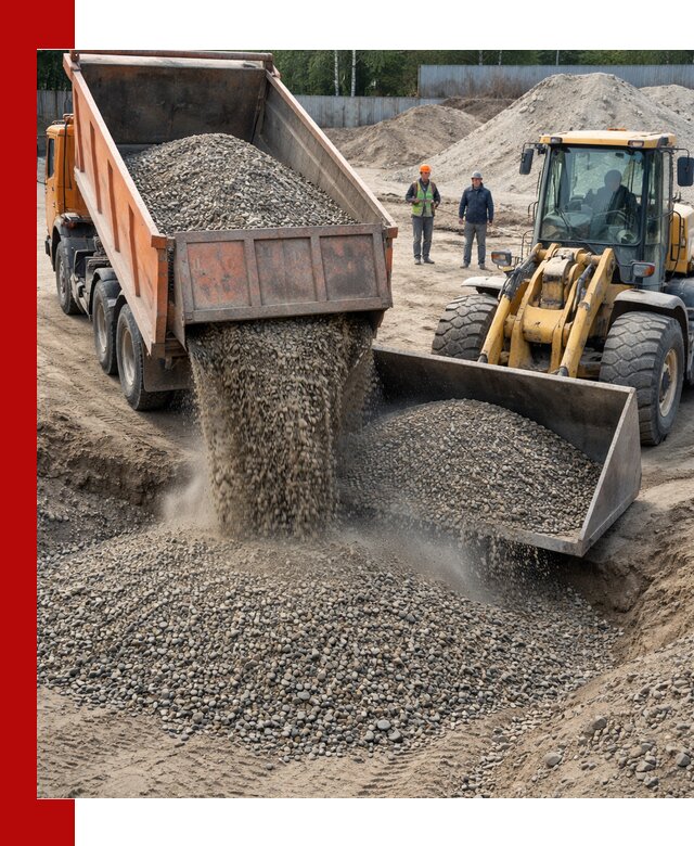 Доставка щпс С9 самосвалами по выгодным тарифам в Дубне