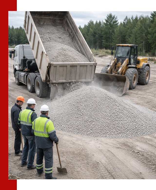 Известняковый отсев 0-5 доставка в Дубне быстро и выгодно
