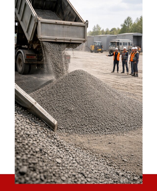 Гравийный отсев 0-5 в Дубне от 1225 р. с доставкой | ПРОНЕРУДДбн