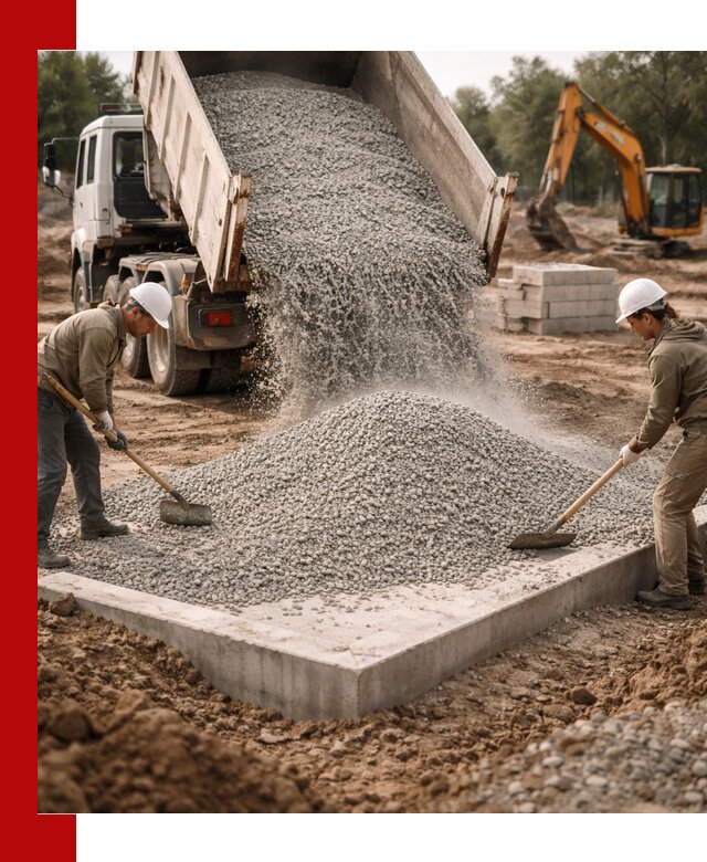 Доставка и продажа отсева для бетона в Дубне