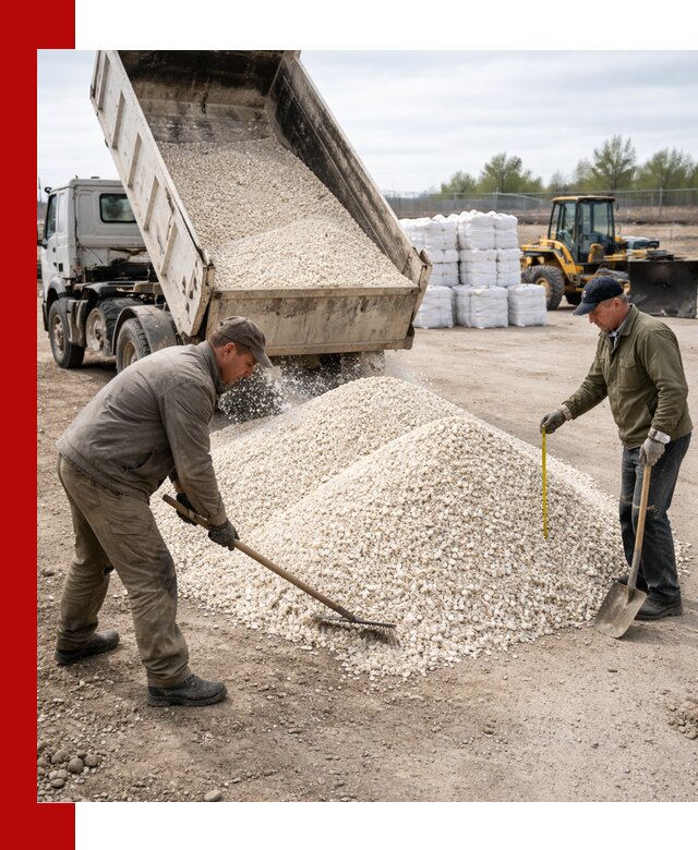 Мраморная крошка с доставкой и разгрузкой в Дубне
