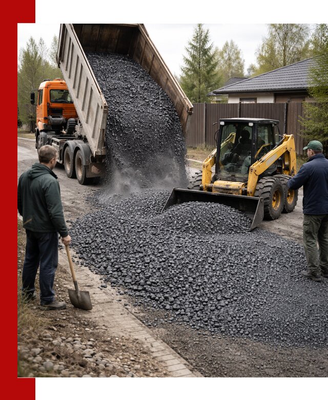 Крошка габбро с доставкой в Дубне для строительных работ