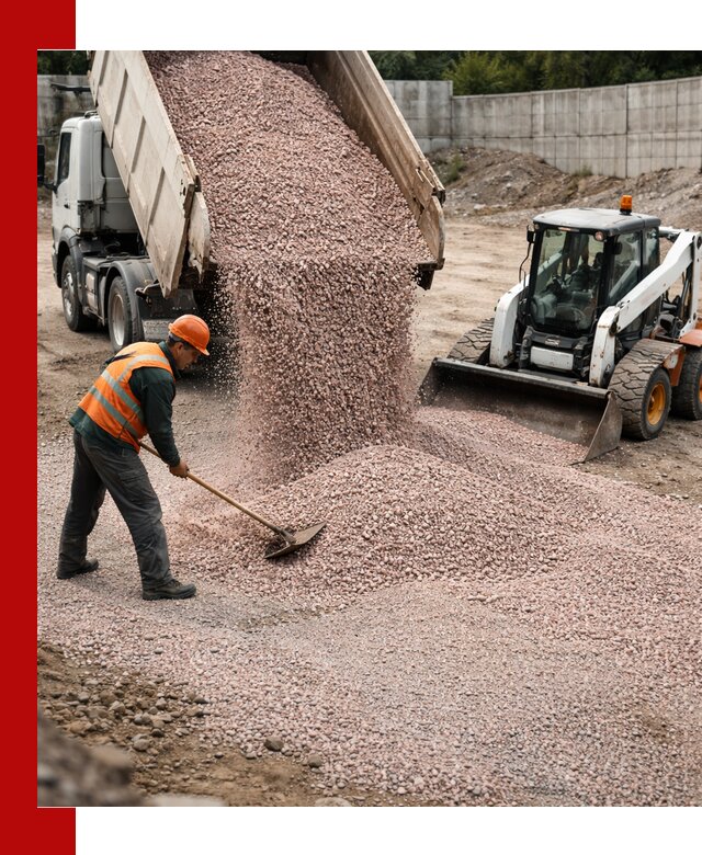 Крошка розовый гранит с доставкой в Дубне от производителя
