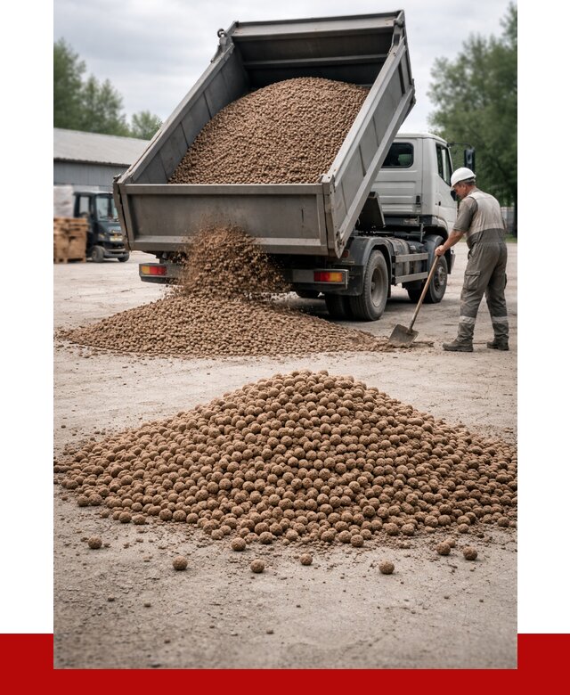Керамзит с доставкой в Дубне от 4288 р. за м3 | ПРОНЕРУДДбн
