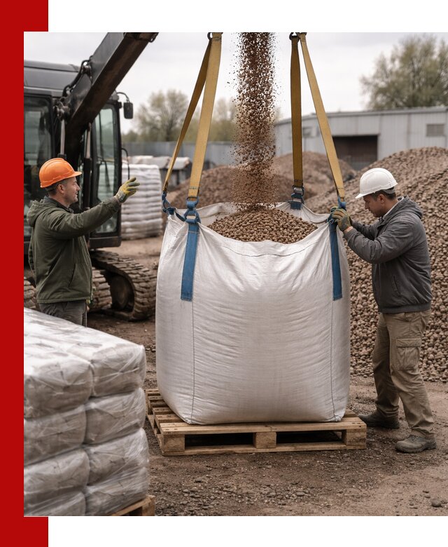 Керамзит в биг-бегах с доставкой в Дубне