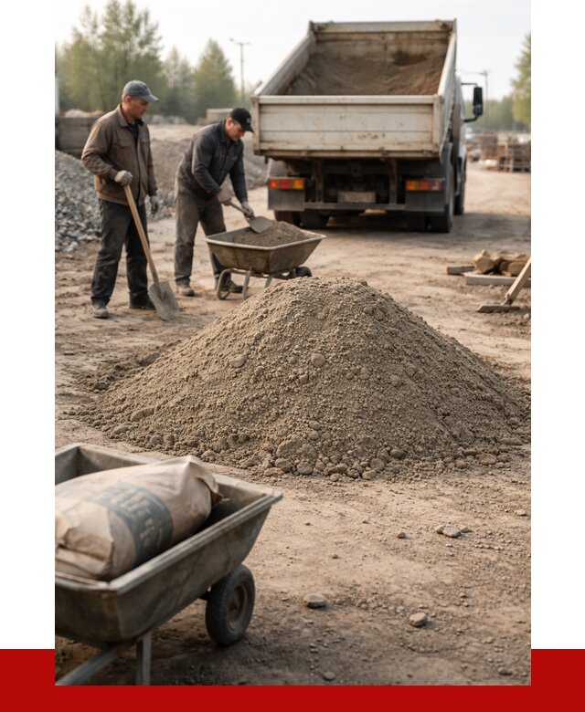 Цементно-песчаная смесь М150 в Дубне от 4798 р. | ПРОНЕРУДДбн