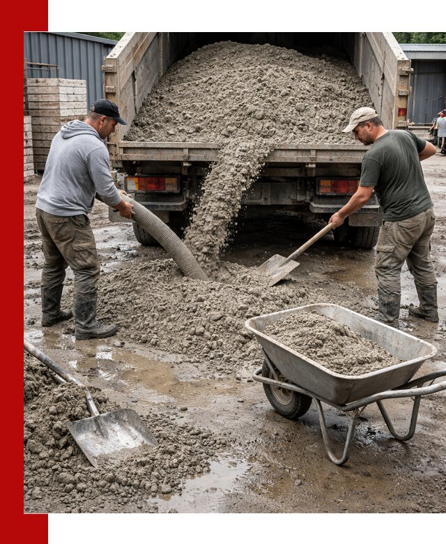 Цементно-песчаная смесь М150 доставка в Дубне