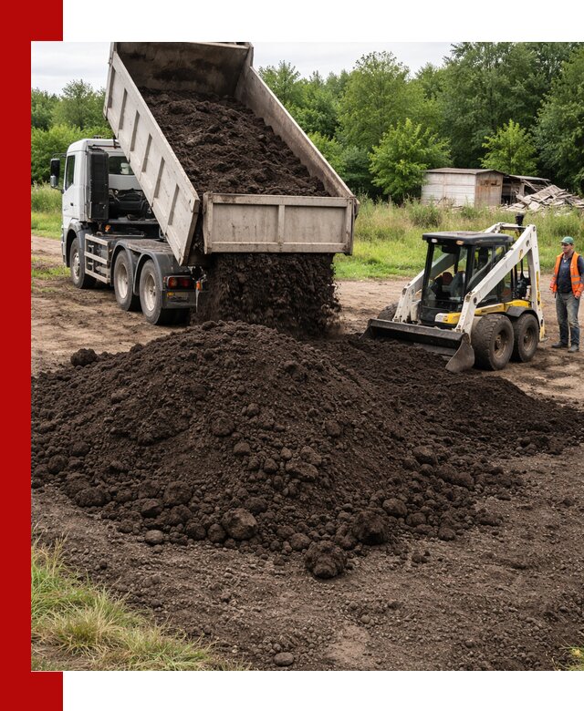 Поставка плодородной земли с доставкой самосвалом в Дубне