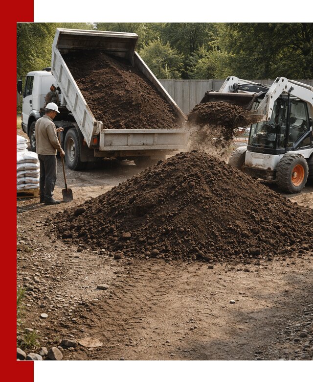 Доставка растительного грунта в Дубне от производителя оптом и в розницу