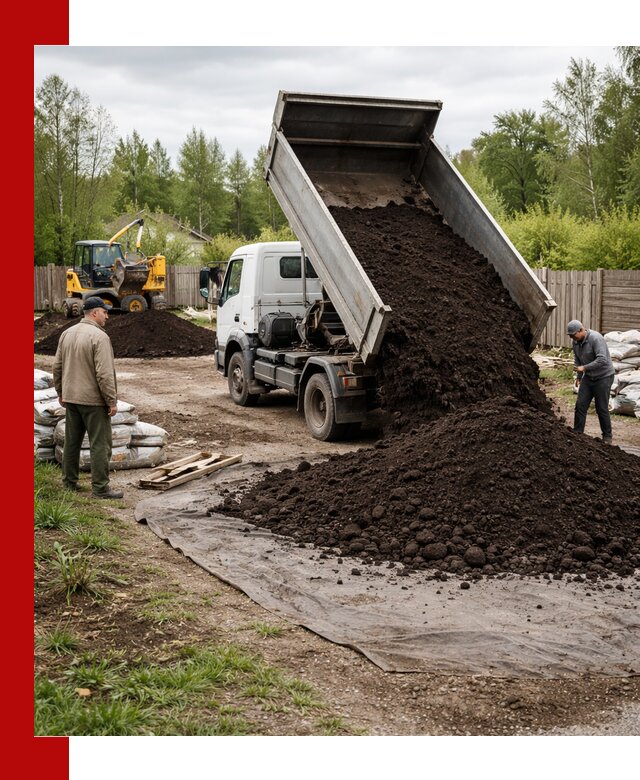 Доставка качественного почвогрунта в Дубне оптом и в розницу